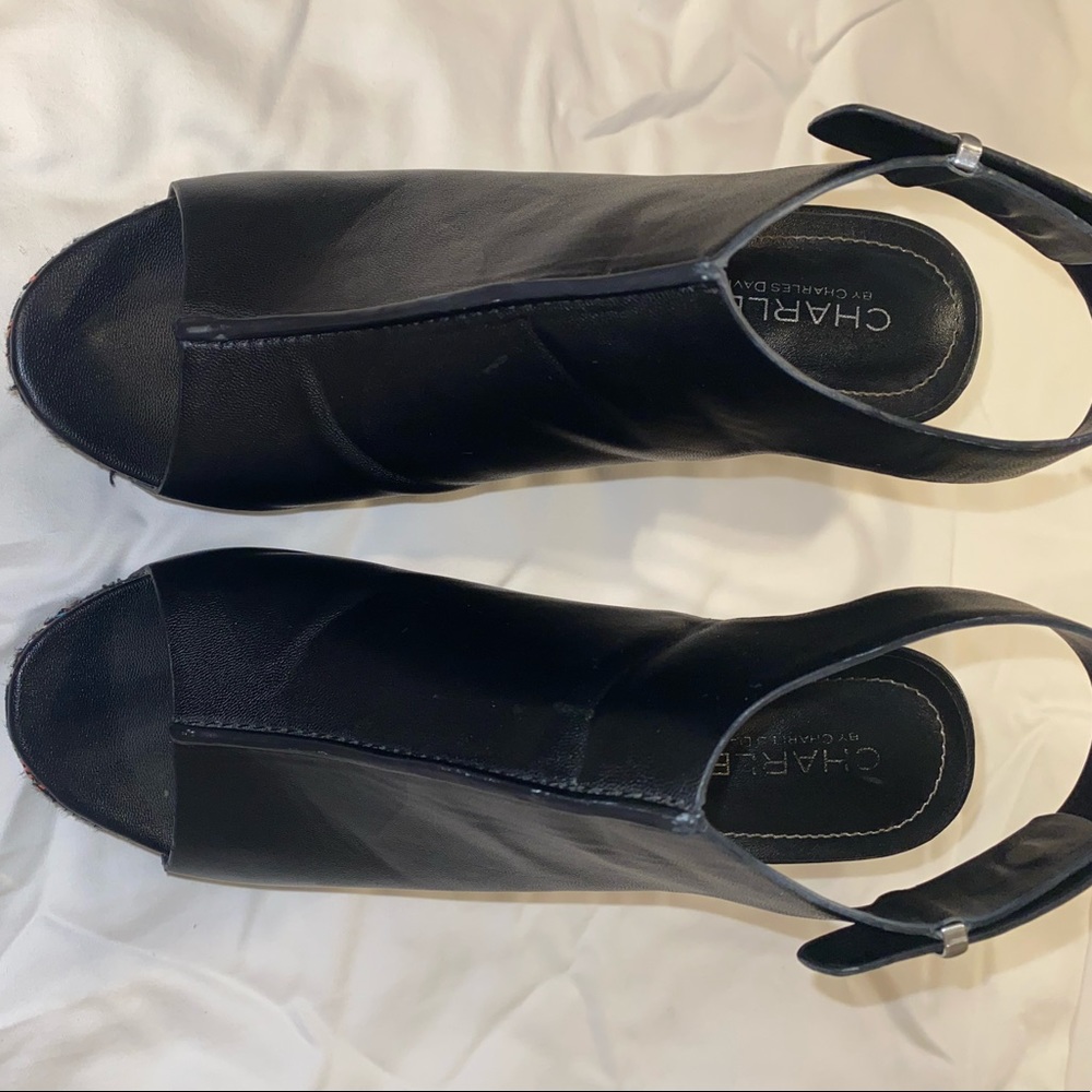 Charles by Charles David Embroidered Wedges - Picture 5 of 6